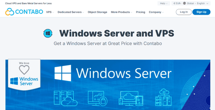 contabo best windows vps hosting