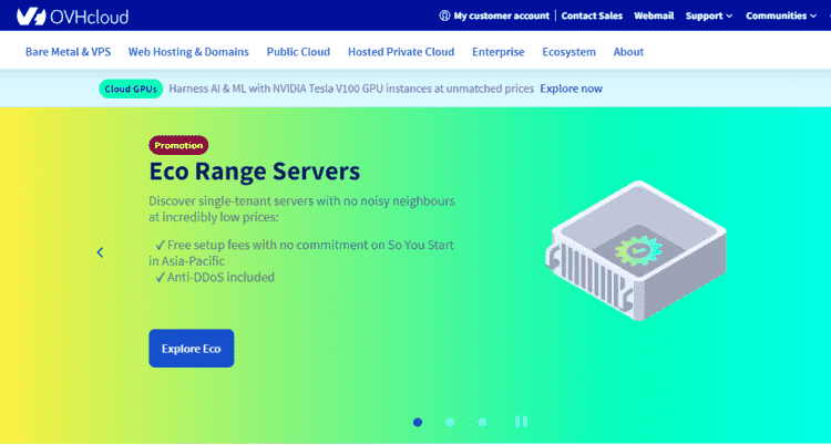 ovhcloud cheapest vps hosting