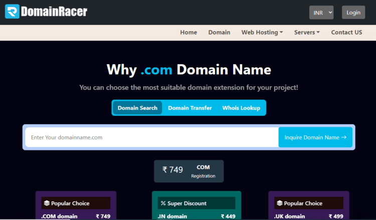 domainracer best domain name generators